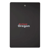 オレゴン州ポートランドのミニクリップボード ミニクリップボード (裏面)