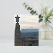 オレゴン州ポートランドのロッキー・ビュッテのフード山 ポストカード (スタンド正面)