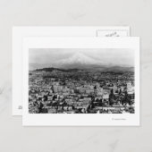 オレゴン州ポートランドの写真から見たHood View ポストカード (正面/裏面)
