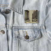 オレゴン州ポートランドの建築的堅牢性 缶バッジ (インサイチュ)