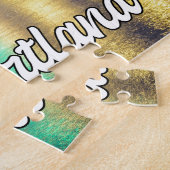 オレゴン州ポートランドの美しい街 ジグソーパズル (側面)