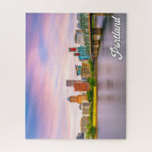 オレゴン州ポートランドの美しい街 ジグソーパズル (縦)