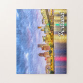 オレゴン州ポートランドの美しい街 ジグソーパズル (縦)