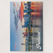 オレゴン州ポートランドの美しい街 ジグソーパズル (縦)