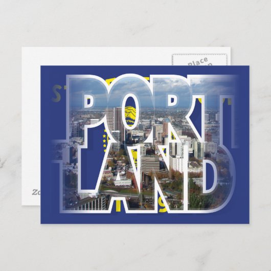 オレゴン州ポートランドはがき ポストカード (正面/裏面)