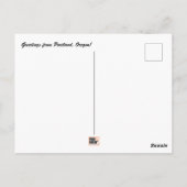 オレゴン州ポートランドはがき ポストカード (裏面)