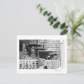 オレゴン州ポートランドシティビューオブシックスアベニュー ポストカード (スタンド正面)