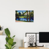 オレゴン州ポートランドローレルストパークシーン ポスター (ホームオフィス)