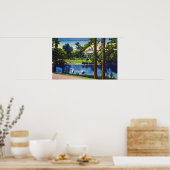 オレゴン州ポートランドローレルストパークシーン ポスター (キッチン)