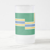 オレゴン州ポートランド州旗フロストグラスビアマグ フロストグラスビールジョッキ (中央)