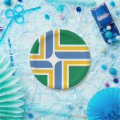 オレゴン州ポートランド州旗紙プレート ペーパープレート (パーティー)