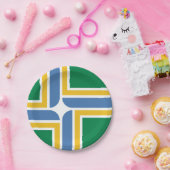 オレゴン州ポートランド州旗紙プレート ペーパープレート (パーティー)