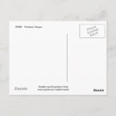 オレゴン州ポートランド市街のヴィンテージ ポストカード (裏面)