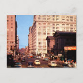 オレゴン州ポートランド市街のヴィンテージ ポストカード (正面)