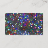 オレゴン州ポートランド，クリスマス·ライト 名刺 (裏面)