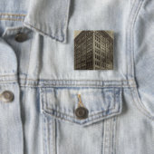 オレゴン州ポートランド、コルベットビルド 缶バッジ (インサイチュ)