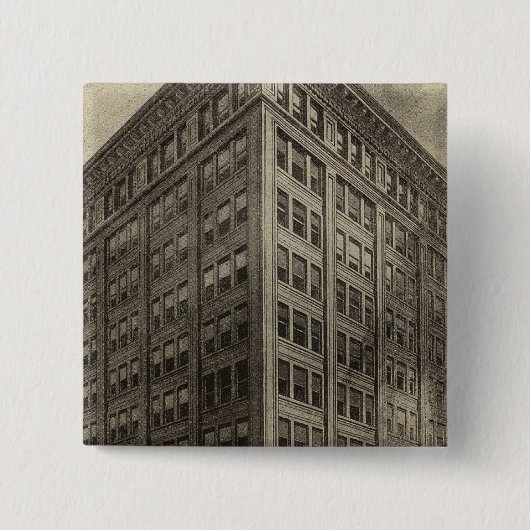 オレゴン州ポートランド、コルベットビルド 缶バッジ (正面)