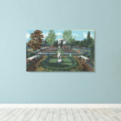 オレゴン州ポートランド – コーフォーマルトイタリアン キャンバスプリント (インサイチュ (ウッドフロア))