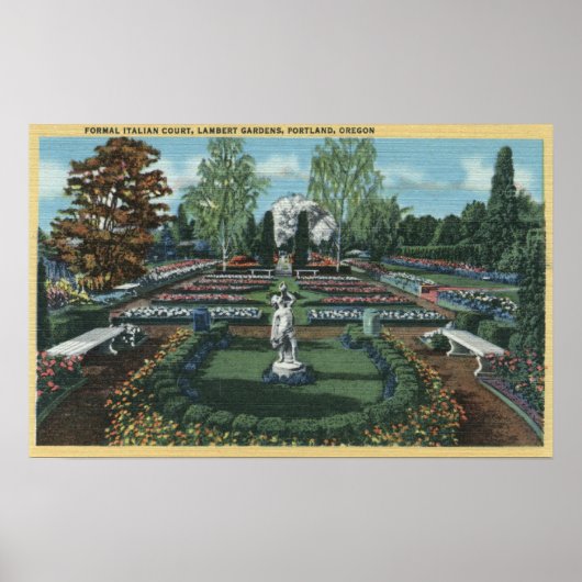 オレゴン州ポートランド – コーフォーマルトイタリアン ポスター (正面)