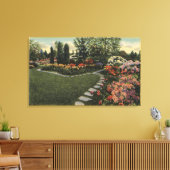 オレゴン州ポートランド – ツツツツジ&シャクナゲ キャンバスプリント (インサイチュ (リビング))