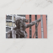 オレゴン州ポートランド·ポートランディアの彫像 名刺 (裏面)