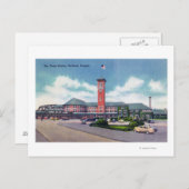 オレゴン州ポートランド ユニオン駅の外観 ポストカード (正面/裏面)