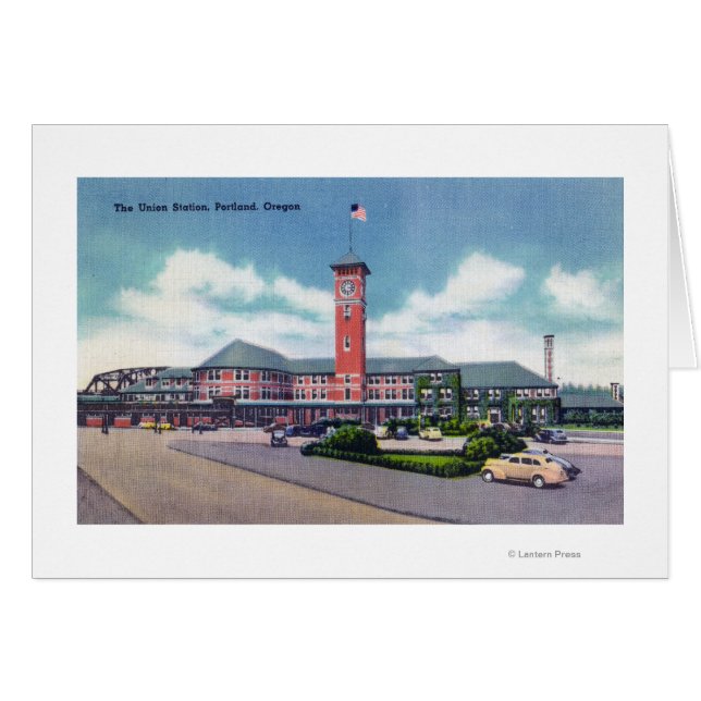 オレゴン州ポートランドUnion Stationの外観 (正面横)