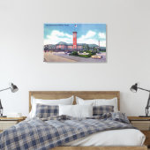 オレゴン州ポートランドUnion Stationの外観 キャンバスプリント (インサイチュ (寝室))