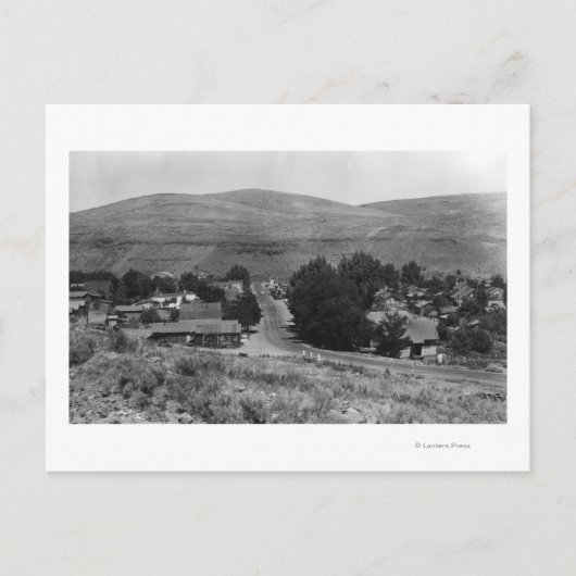 オレゴン州マウピンTown Viewビジネスセクション ポストカード (正面)