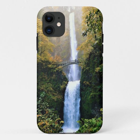 オレゴン州マルトノマの滝の秋 Case-Mate iPhoneケース (裏面)