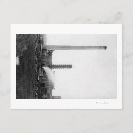 オレゴン州マーシュフィールド製材所のビュー ポストカード (正面)