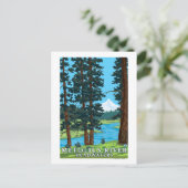 オレゴン州メトリウス川ヘッドウォーター ポストカード (スタンド正面)