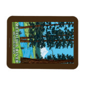 オレゴン州メトリウス川ヘッドウォーター マグネット (横)