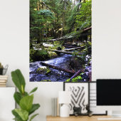 オレゴン州リトルジグザグリ川 ポスター (ホームオフィス)