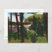 オレゴン州リンカーン市の北、オレゴン州の河口 ポストカード (正面/裏面)