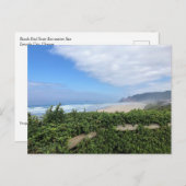 オレゴン州リンカーン・シティのRoads End ポストカード (正面/裏面)