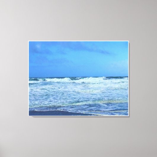 オレゴン州リンカーン・シティ・ネルスコット・リーフ キャンバスプリント (正面)