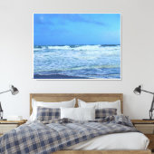 オレゴン州リンカーン・シティ・ネルスコット・リーフ キャンバスプリント (インサイチュ (寝室))