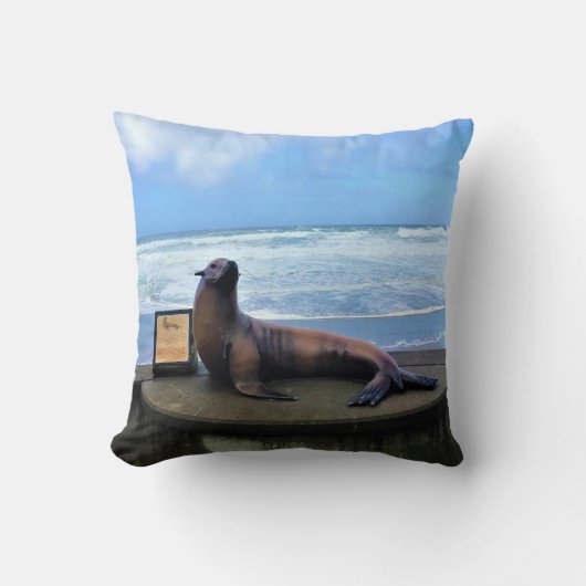 オレゴン州リンカーン・シティ・ネルスコット・リーフ クッション (正面)