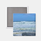 オレゴン州リンカーン・シティ・ネルスコット・リーフ マグネット (正面/裏面)