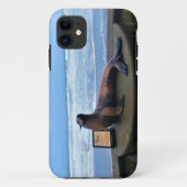 オレゴン州リンカーン・シティ・ネルスコット・リーフ Case-Mate iPhoneケース (裏面)