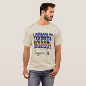オレゴン州ルックアウトマウンテン Tシャツ (正面フル)