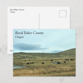 オレゴン州ルーラルベイカー郡 ポストカード (正面/裏面)