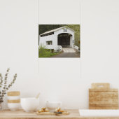 オレゴン州レーン郡ワイルドキャットカバー橋 ポスター (キッチン)