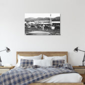 オレゴン州ロッカウェイ キャンバスプリント (インサイチュ (寝室))