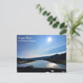 オレゴン州ローグ川 ポストカード (スタンド正面)