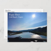 オレゴン州ローグ川 ポストカード (正面/裏面)