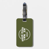 オレゴン州ローグ川 ラゲッジタグ (裏面縦)