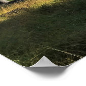 オレゴン州ワロア湖の景色 ポスター (角)