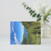 オレゴン州ワロア湖の景色 ポストカード (スタンド正面)